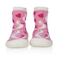 Nuby Baby Rubber Shoes Small Pink Flamingo Only 0
