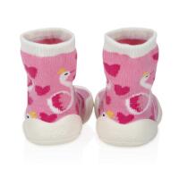 Nuby Baby Rubber Shoes Small Pink Flamingo Only 2