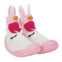 Nuby Baby Rubber Shoes Large Pink Unicorn Only 1