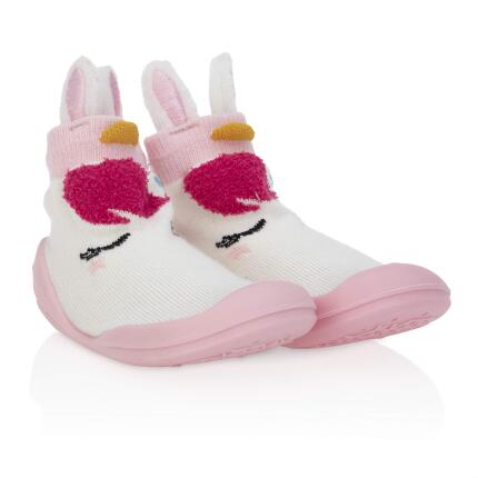 Nuby Baby Rubber Shoes Medium Pink Unicorn Only