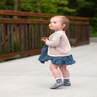 Nuby Baby Rubber Shoes Large Gray Stars Only 1