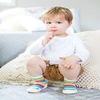 Nuby Baby Rubber Shoes Large Whiteredyellowblue Stripes 1
