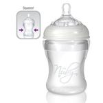 Nuby Natural Touch 7oz Silicone Bottle-Medium Flow-Soft Flex in Window Box 0