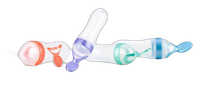 Nuby Natural Touch Silicone Travel Infa-feeder with Silicone Spoon 2