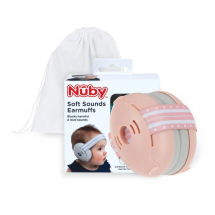  Baby Earmuffs Pink Travel Bag With Travel Bag