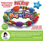 Nuby Bug-A-Loop Teether Bead Necklace 1