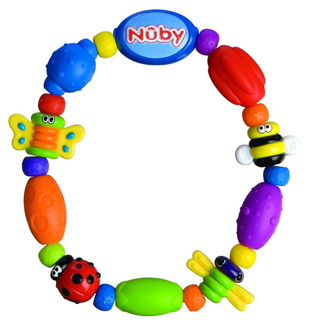 Nuby Bug-A-Loop Teether Bead Necklace