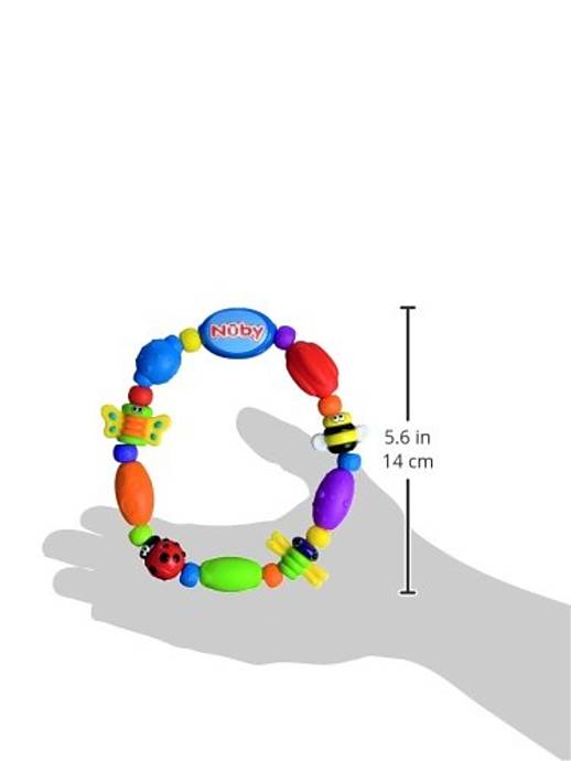 Nuby Bug-A-Loop Teether Bead Necklace