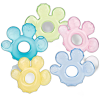 WATER FILLED HAND TEETHER APPLE TEETHER ON A RING 0