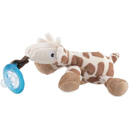 Nuby Snoozie Plush-Giraffepacifier 0-6 Mos. In Sealed Polybag