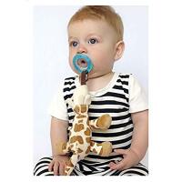 Nuby Snoozie Plush-Giraffepacifier 0-6 Mos. In Sealed Polybag 1