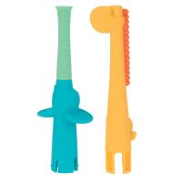 Nuby 2Pc Elephant N Giraffe Tube Se Combo Set 0