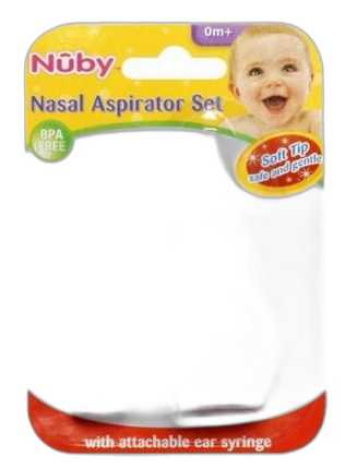 Nuby Nasal Aspirator and Ear Syringe Set