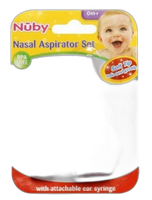 Nuby Nasal Aspirator and Ear Syringe Set