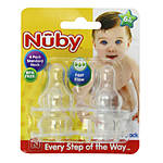 Nuby Silicone Nipples 4pk