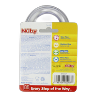 Nuby Silicone Nipples 4pk 1