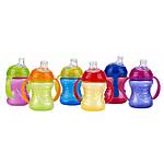 4PK. 2 HANDLE NO-SPILL CUPS 7 OZ. 2 STAGE BOTTLE 0