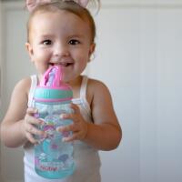 Nuby 2Pk 18Oz Hard Straw Flip-It Cu Pp Printed Cup 2