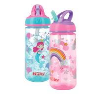 Nuby 2Pk 18Oz Hard Straw Flip-It Cu Pp Printed Cup 5