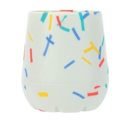 Nuby 2 Oz Silicone Tumbler Confetti In Blister Card