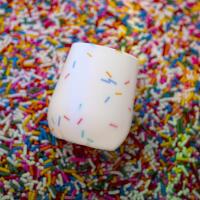 Nuby 2 Oz Silicone Tumbler Confetti In Blister Card 1
