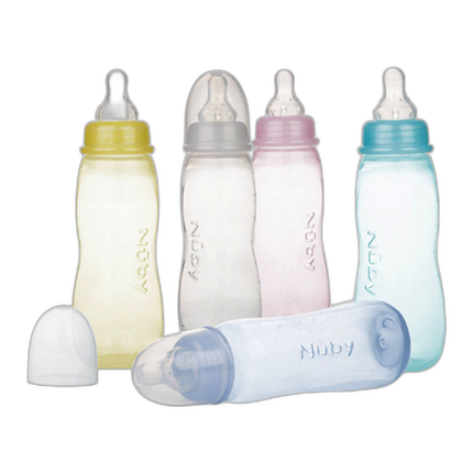 Nuby 8oz Tinted Feeding Nurser Bottle