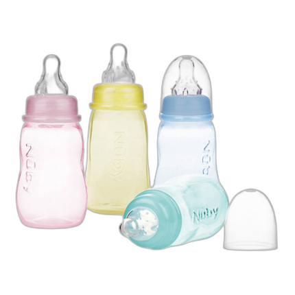 Nuby 4oz Tinted Feeding Nurser Bottle
