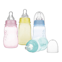 Nuby 4oz Tinted Feeding Nurser Bottle 0