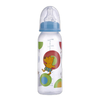 Nuby 8oz Clear Leak-Proof Bottle 1