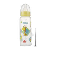 Nuby 8oz Clear Leak-Proof Bottle 3