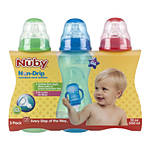 Nuby 10oz PP Bottles 3pk 1