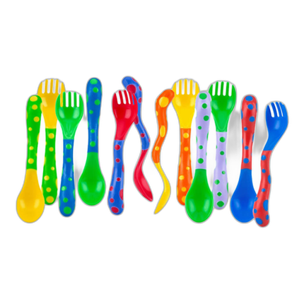 Nuby Spoon and Fork 4pk