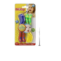 Nuby Spoon and Fork 4pk 4