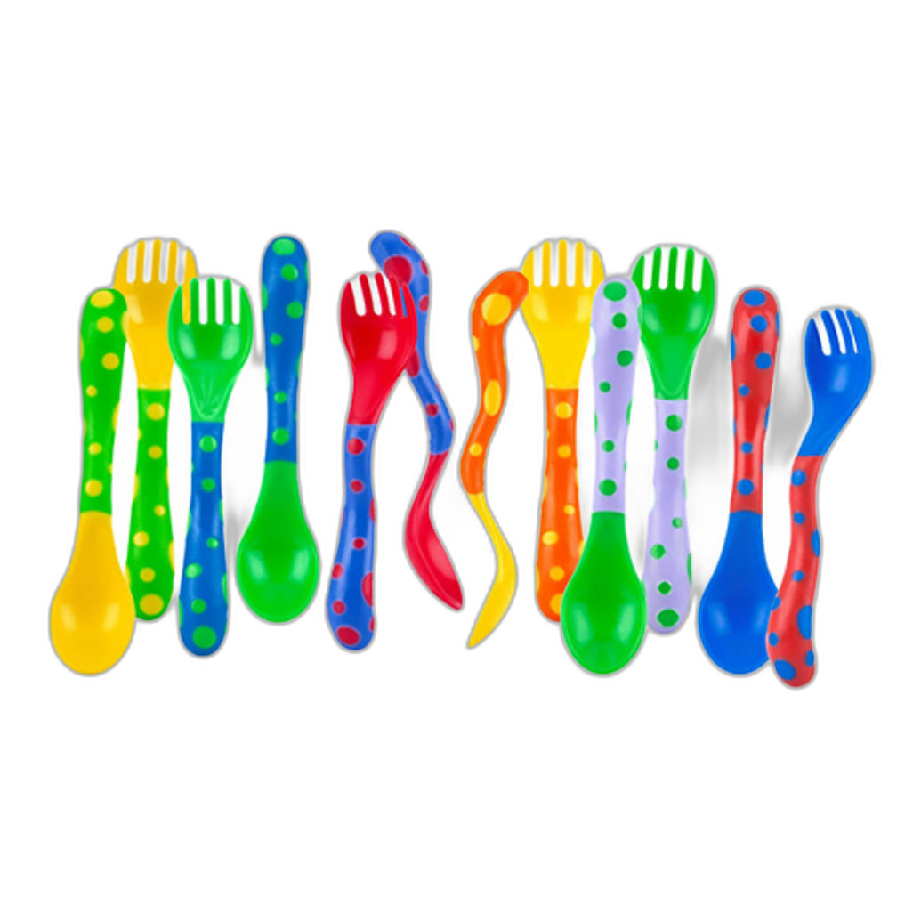 Nuby Spoon and Fork 4pk
