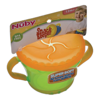 1PK Snack Keeper Bowl with Fork and Spoon Set 4