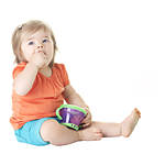 1PK Snack Keeper Bowl with Fork and Spoon Set 7