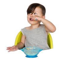 Suction Bowl w/Spoon and Lid 4pk Toddler Snack Combo 0
