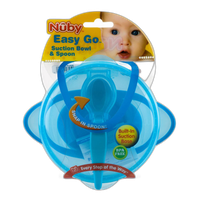 Suction Bowl w/Spoon and Lid 4pk Toddler Snack Combo 4