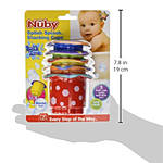 5pk Stackable Bath Cups 16pc Bath Tub Foam Animal 5