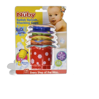 5pk Stackable Bath Cups 16pc Bath Tub Foam Animal 5