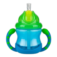 Nuby 8oz 2 Handle Straw Cup 1