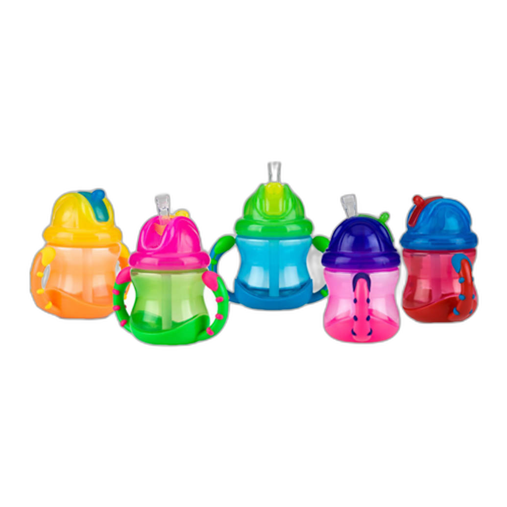 Nuby 8oz 2 Handle Straw Cup