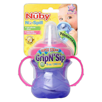 8OZ. 2 HANDLE STRAW CUP 3 STAGE NO-SPILL CUP 0
