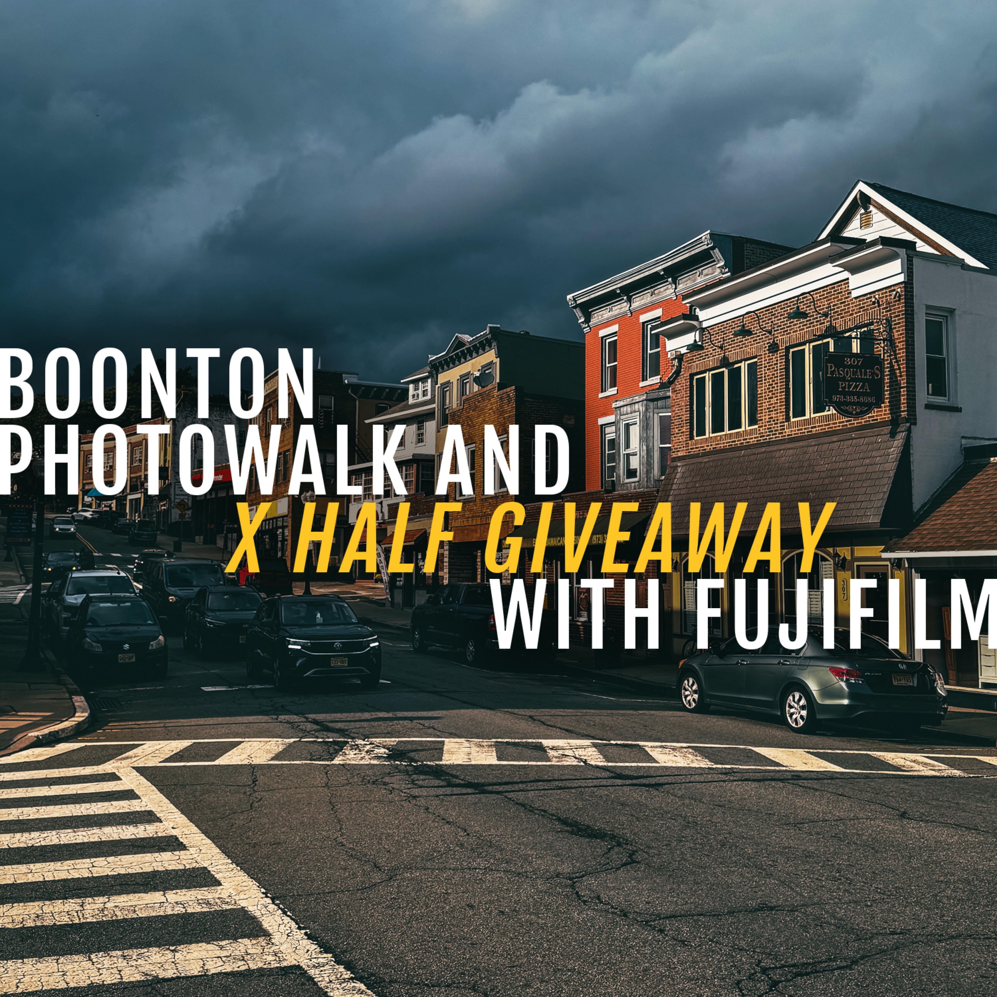 *FREE RSVP* Boonton Photowalk and X Half Giveaway with Fujifilm