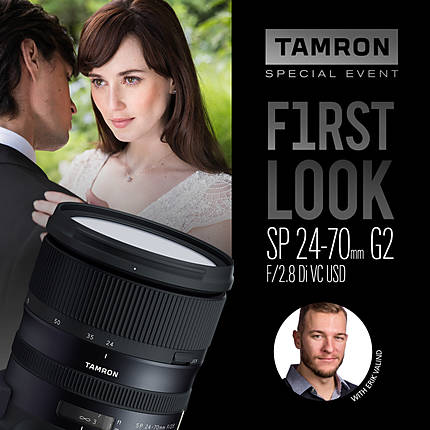 Tamron First Look Launch Event with Erik Valind (Tamron)