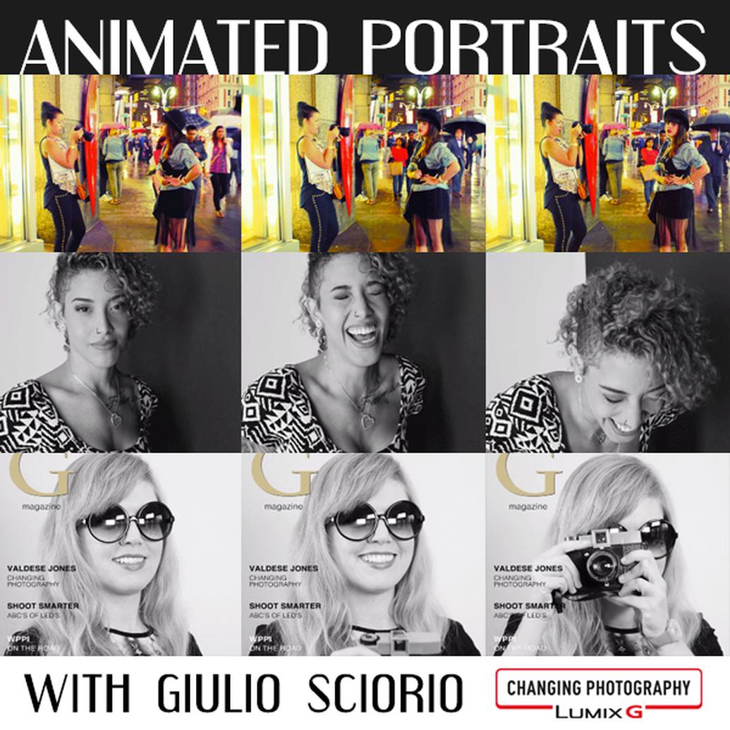 Animated Portrait Photography with Giulio Sciorio and PANASONIC
