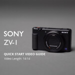 Using Your New Sony ZV-1 - Quick Start Guide 0