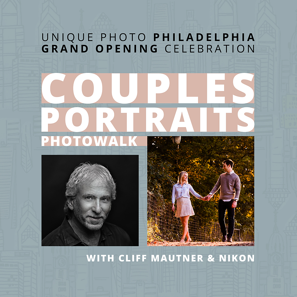 Couples Portraits Photowalk with Cliff Mautner and Nikon (Philly)