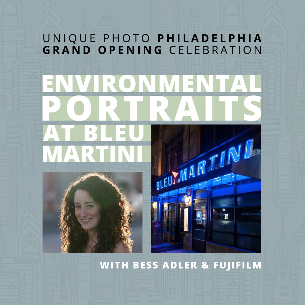 Environmental Portraits at Bleu Martini with Bess Adler (Philly)