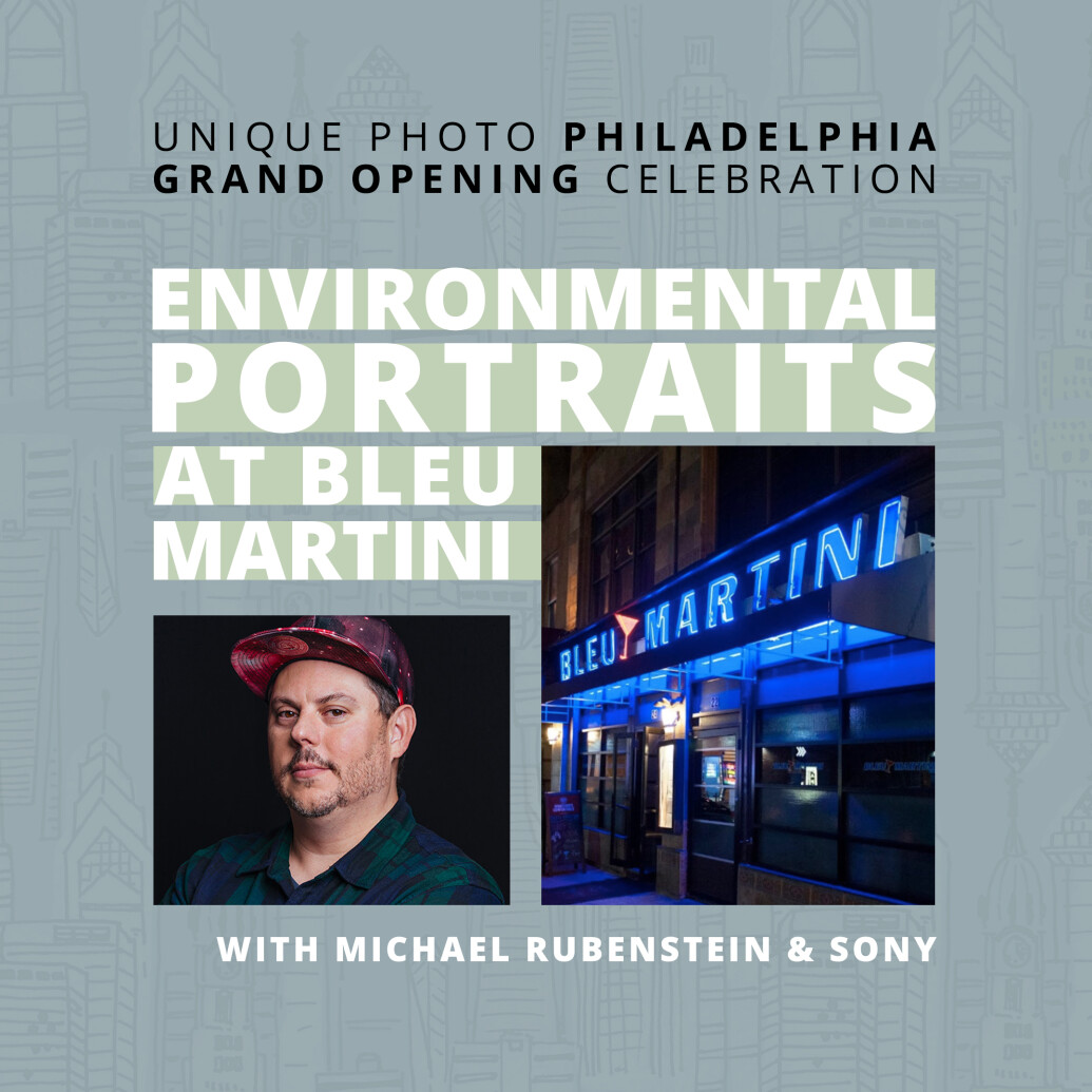 Environmental Portraits at Bleu Martini with Michael Rubenstein (Philly)